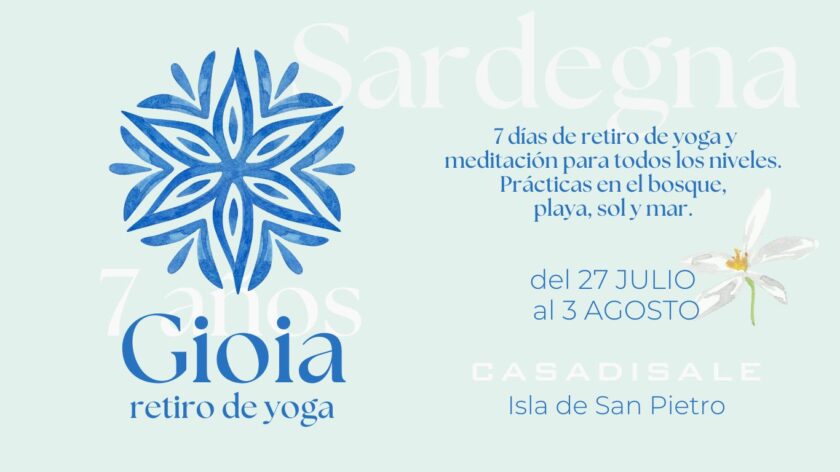 Yoga retreat summer 2025 Sardinia with Agus Burton
